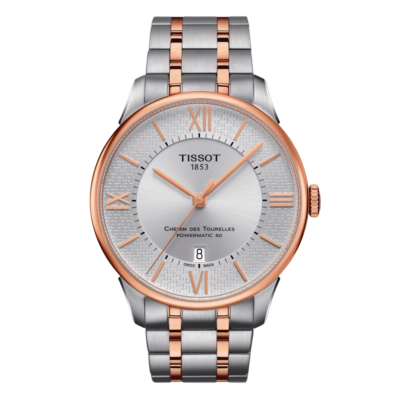 Tissot Chemin Des Tourelles Powermatic 80 en acero inoxidable