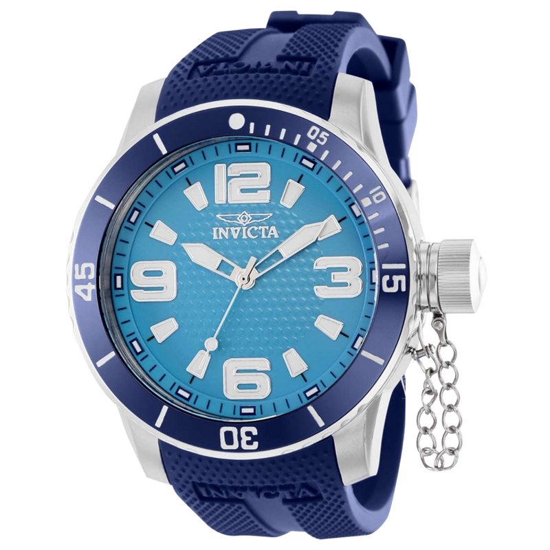Invicta Specialty Blue Silicone Men's Watch