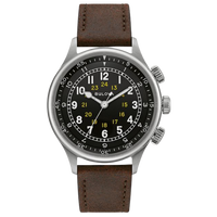 Bulova A-15 Pilot Brown Leather Men's Watch
