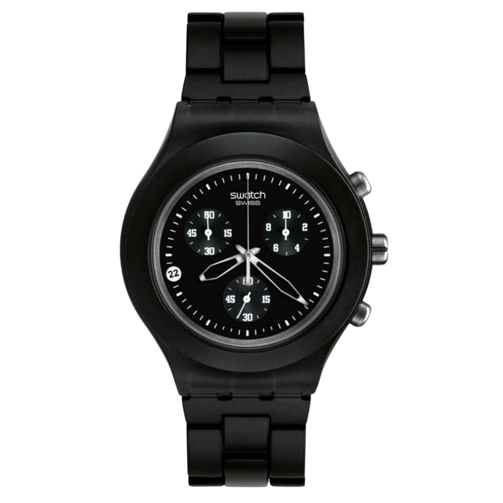 Swatch Full-Blooded Smoky Black Men's Watch