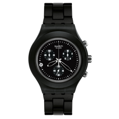 Swatch Full-Blooded Smoky Black Men's Watch