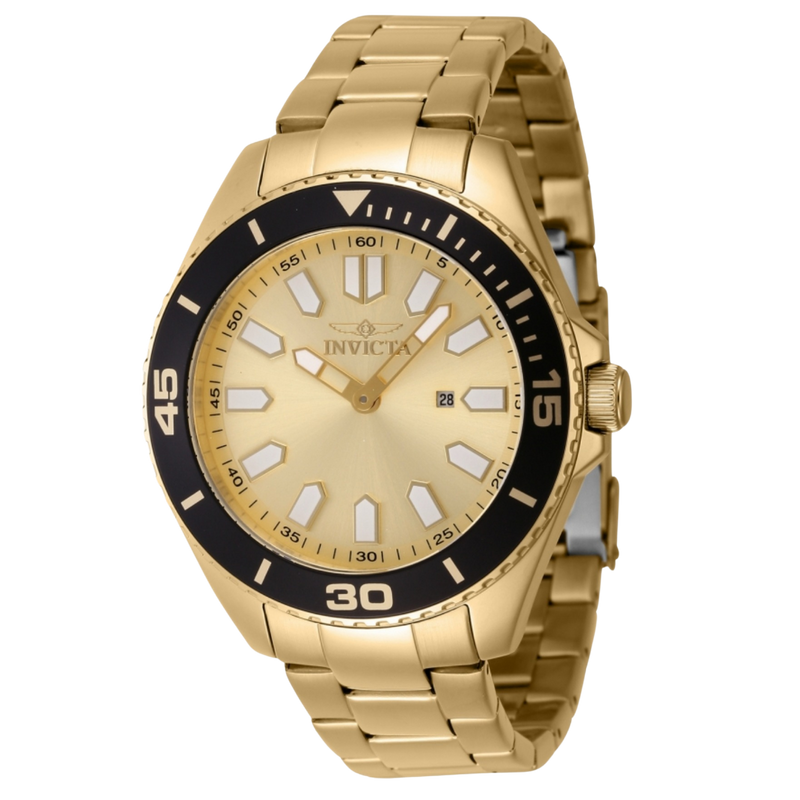 Invicta Pro Diver Black Dial Stainless Steel Men's Watch