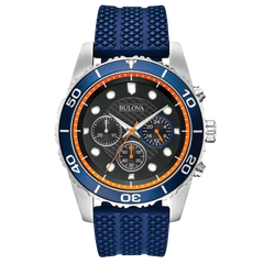 Bulova Sport Blue Silicone Men's Watch