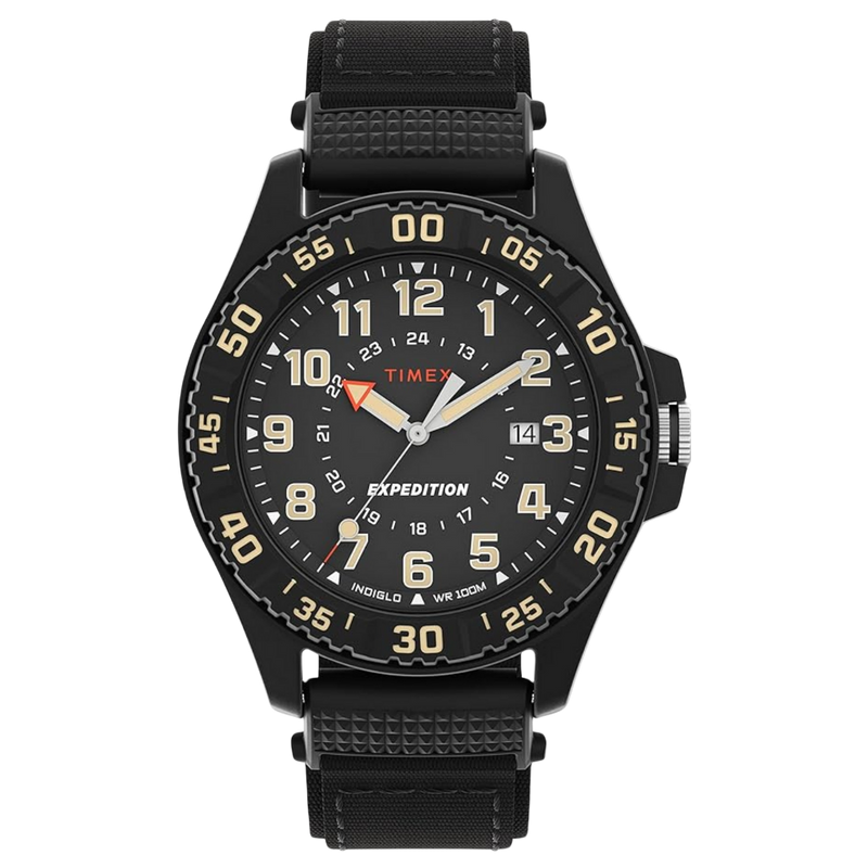 Timex Expedition Black Resin Strap Men's Watch
