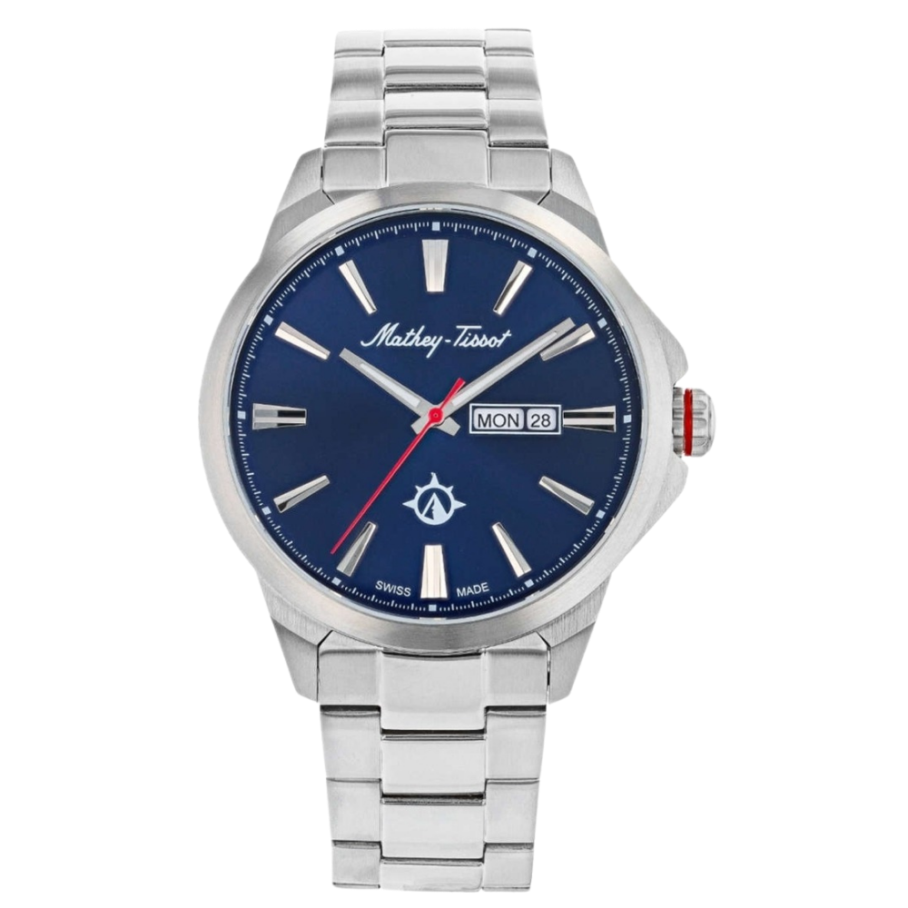 Mathey-Tissot Classic Quartz Blue Dial Men's Watch