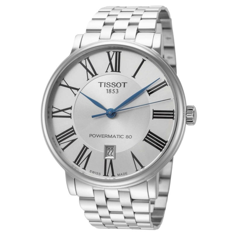 Tissot Carson Powermatic 80 en acero inoxidable