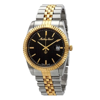 Mathey-Tissot Mathey III Quartz Black Dial Men's Watch