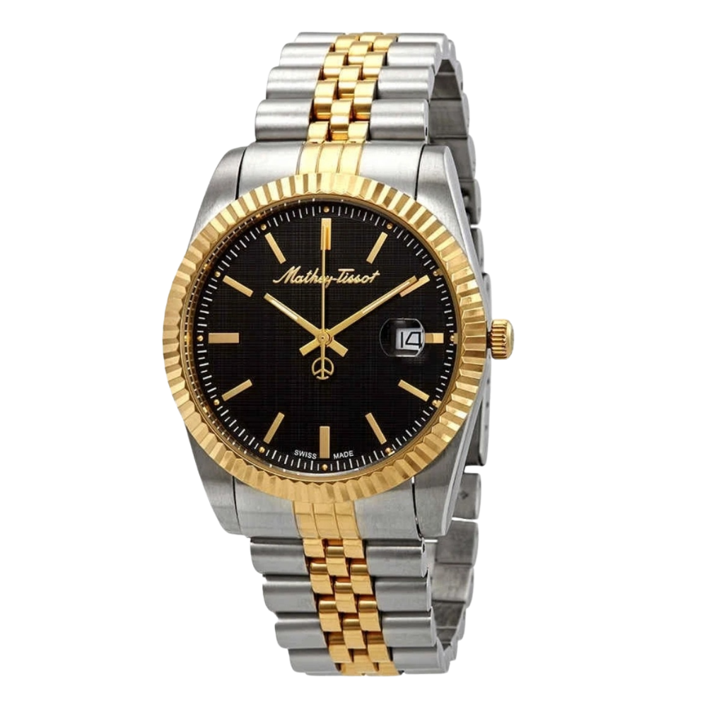 Mathey-Tissot Mathey III Quartz Black Dial Men's Watch