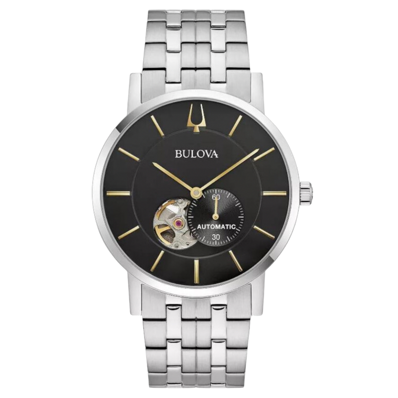 Bulova American Clipper automático en acero inoxidable