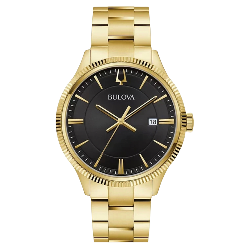 Bulova Classic para caballero en acero inoxidable color dorado