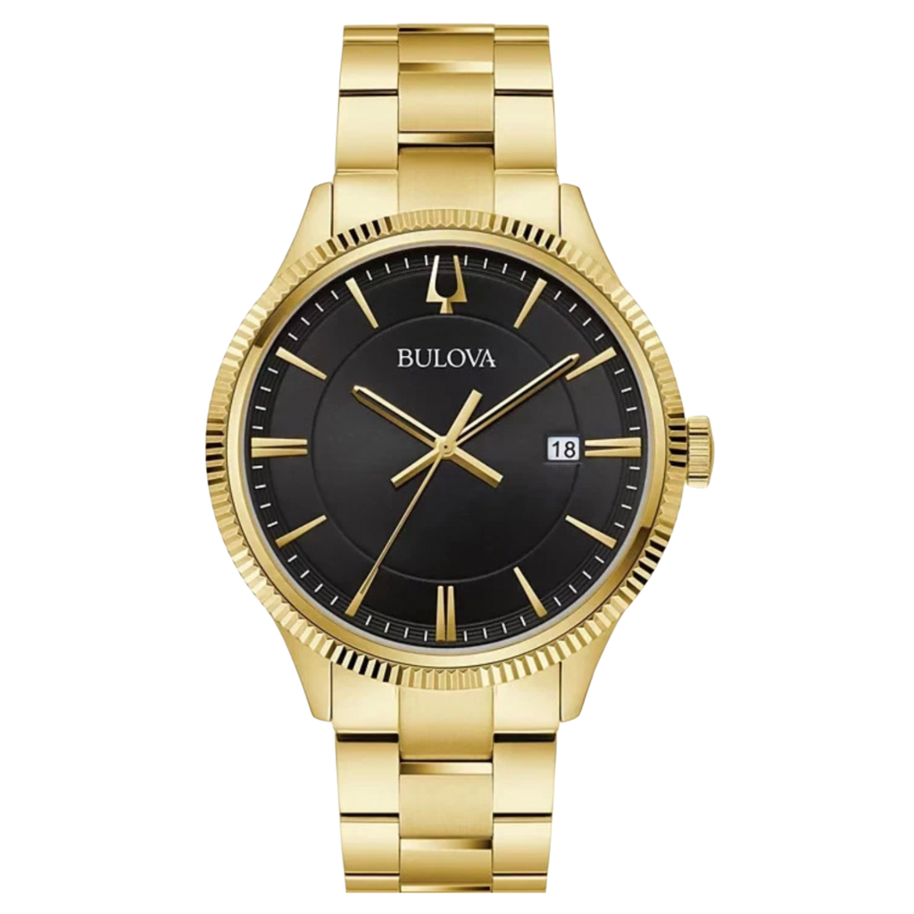 Bulova Classic para caballero en acero inoxidable color dorado