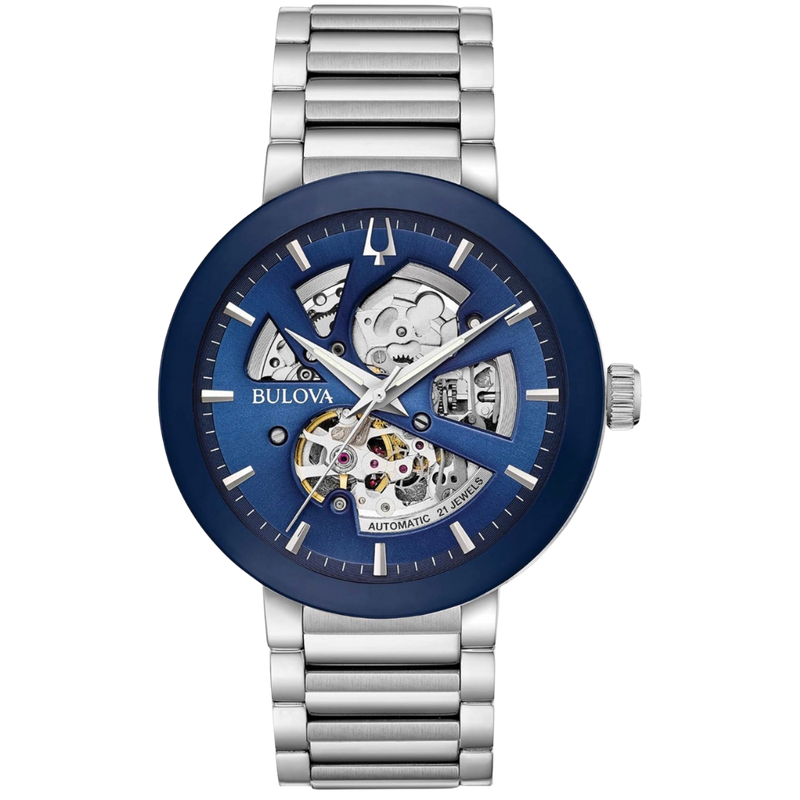 Bulova Futuro automático para caballero en acero inoxidable