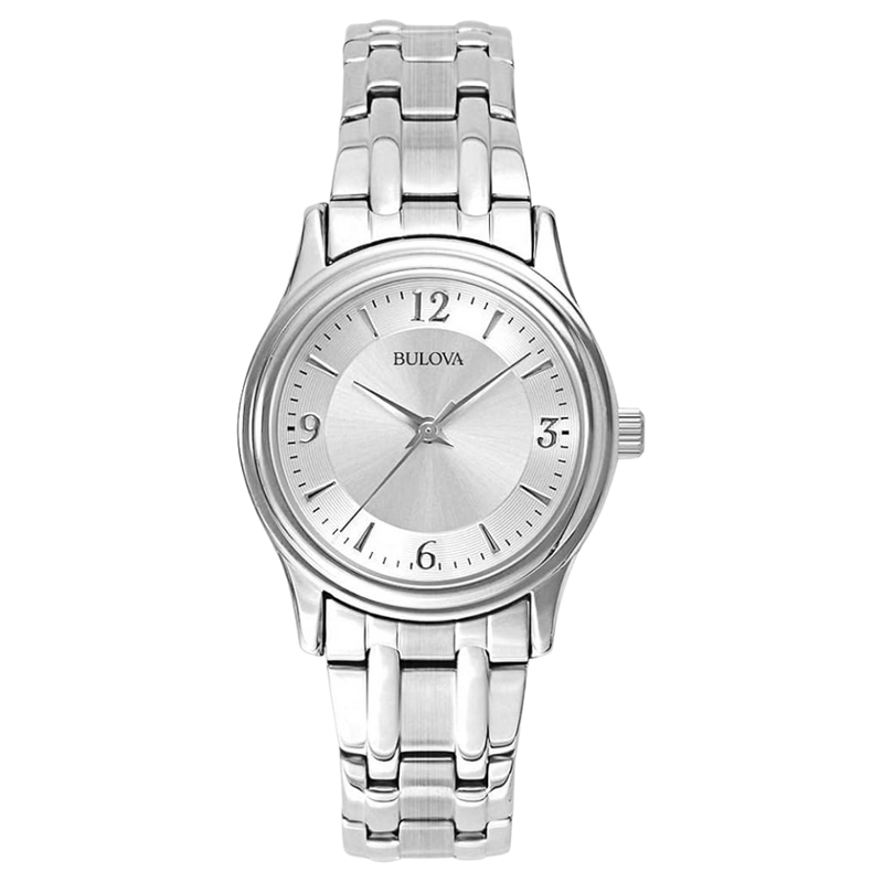 Bulova Classic para dama en acero inoxidable