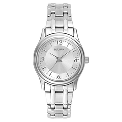 Bulova Classic para dama en acero inoxidable