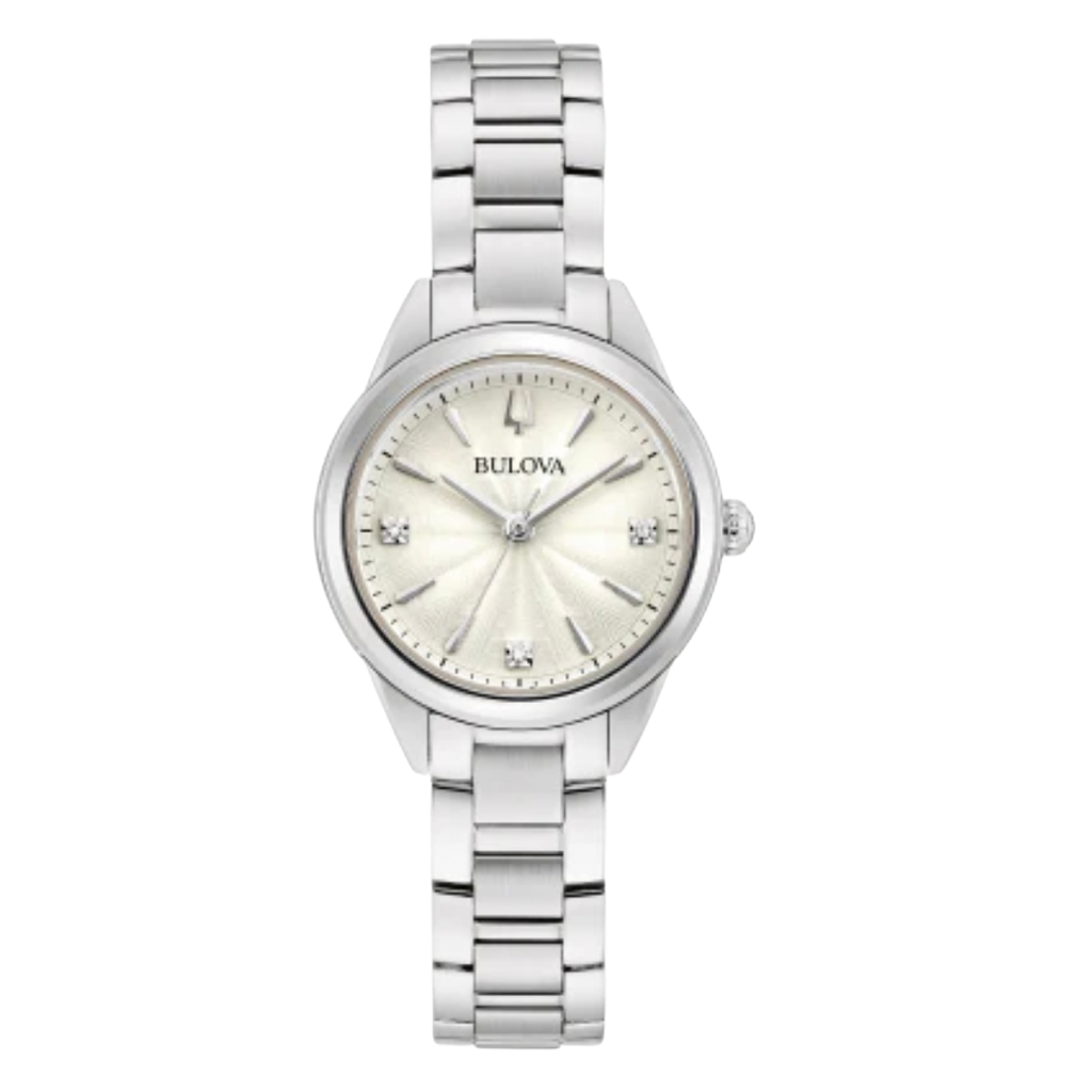 Bulova Sutton para dama en acero inoxidable