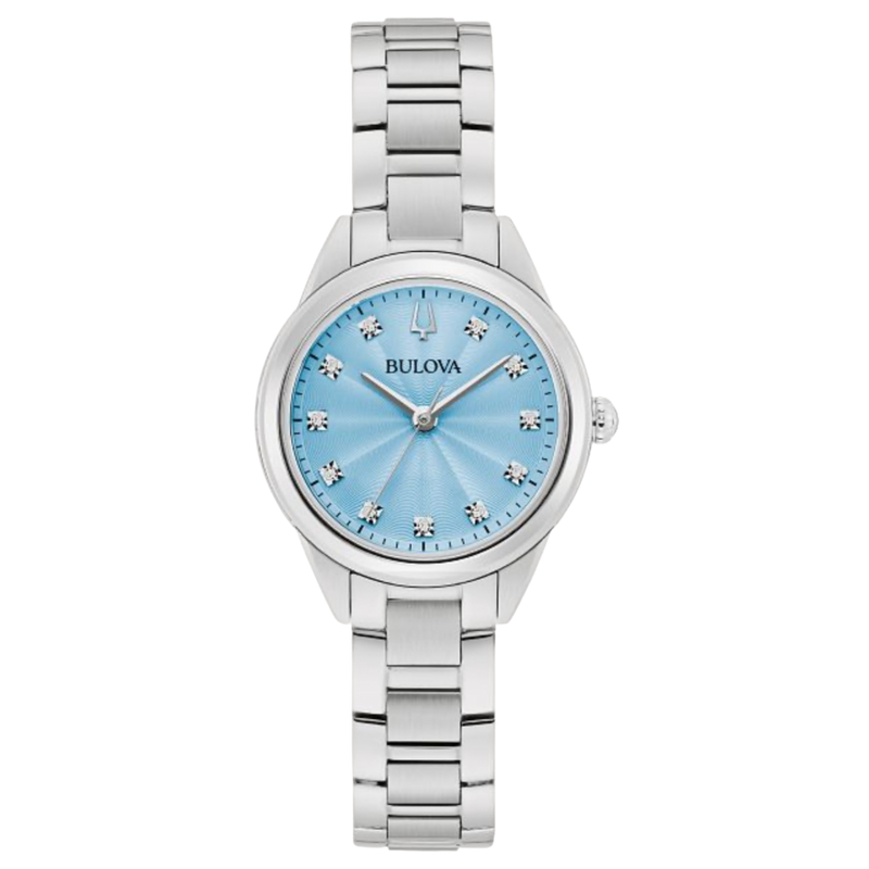 Bulova Sutton para dama en acero inoxidable