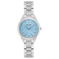 Bulova Sutton para dama en acero inoxidable
