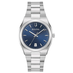Bulova Classic Surveyor para dama en acero inoxidable