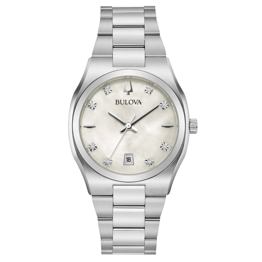 Bulova Classic para dama en acero inoxidable