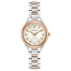 Bulova Sutton para dama en acero inoxidable