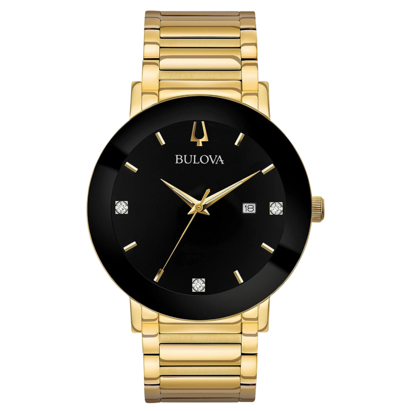 Bulova Futuro para caballero en acero inoxidable color dorado