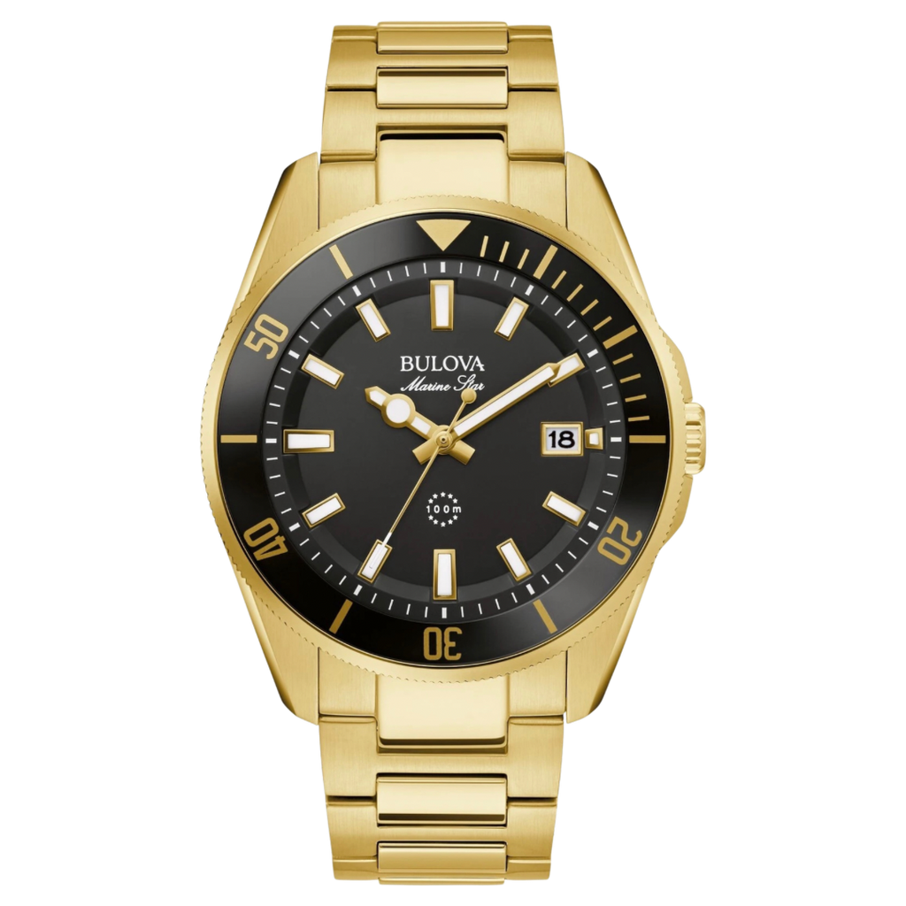 Bulova Marine Star en acero inoxidable color dorado