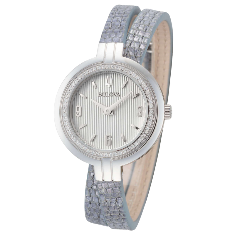 Bulova Raphsody para dama con pulso de cuero
