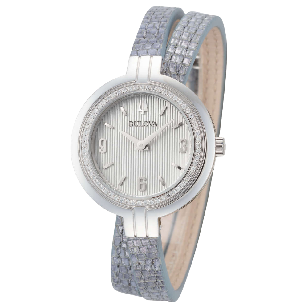 Bulova Raphsody para dama con pulso de cuero