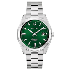 Bulova Surveyor automático en acero inoxidable con dial verde