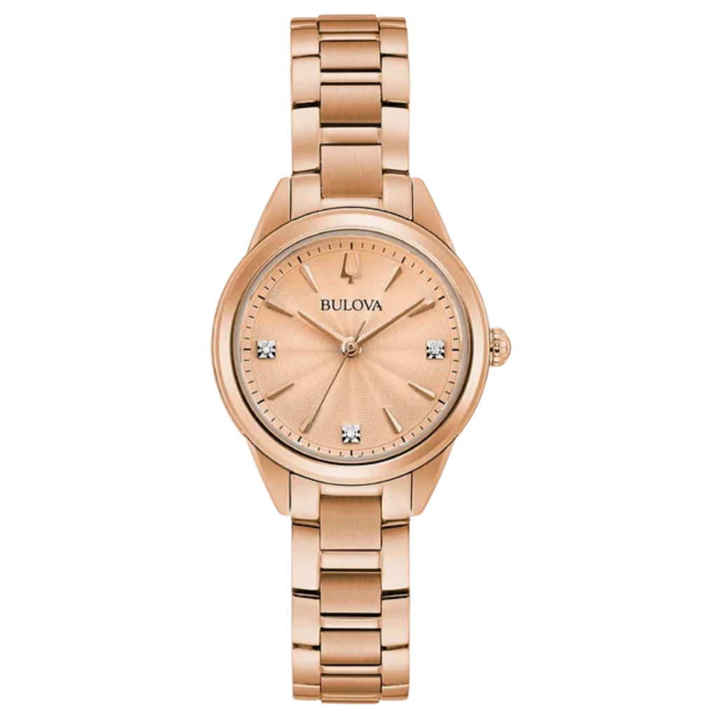 Bulova Sutton para dama en acero inoxidable