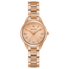 Bulova Sutton para dama en acero inoxidable