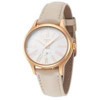 Tissot Bella Ora Beige Leather Women's Watch