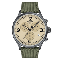 Tissot Chrono XL Green Nylon Men's Watch