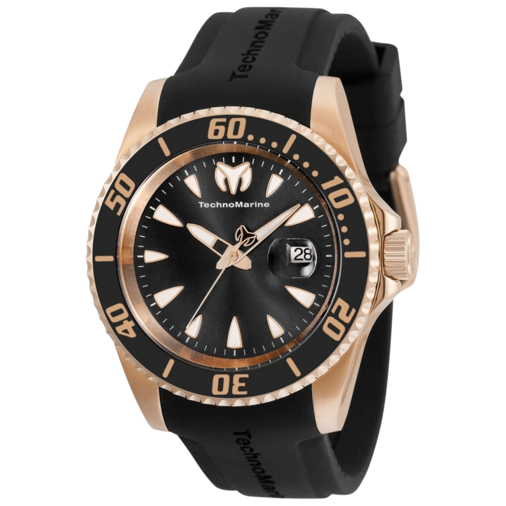 TechnoMarine Cruise Black Silicone Men's Watch