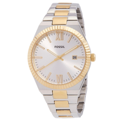 Fossil Scarlette para dama en acero inoxidable de dos tonos