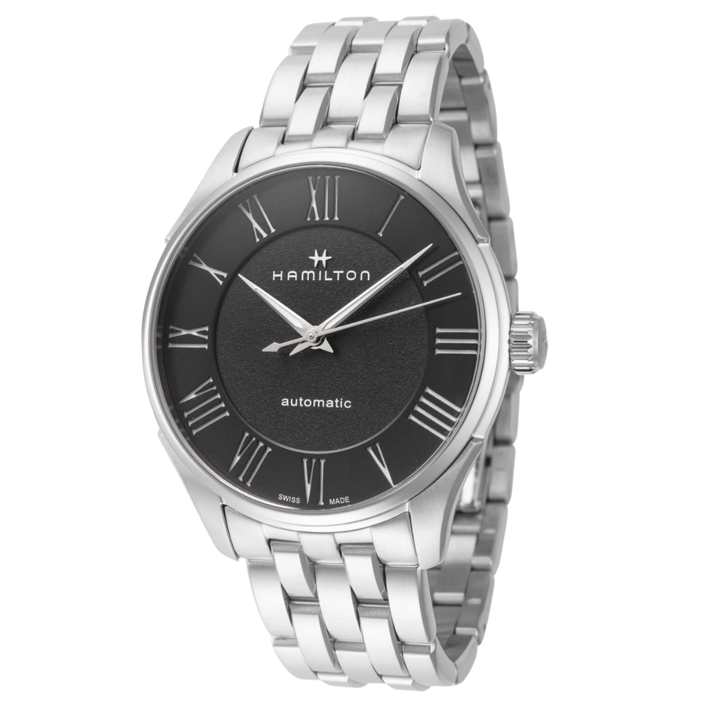Hamilton Jazzmaster automático para caballero en acero inoxidable