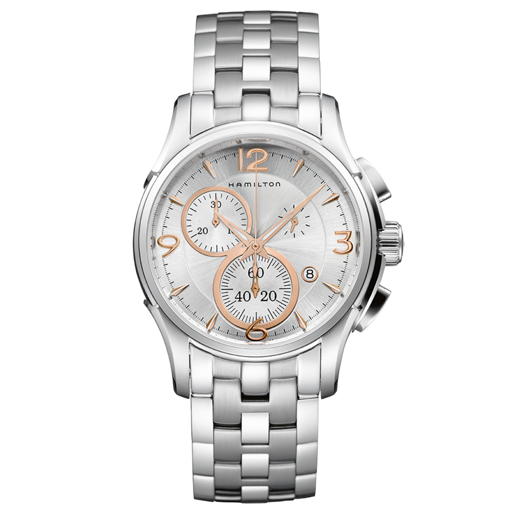 Hamilton Jazzmaster para caballero en acero inoxidable