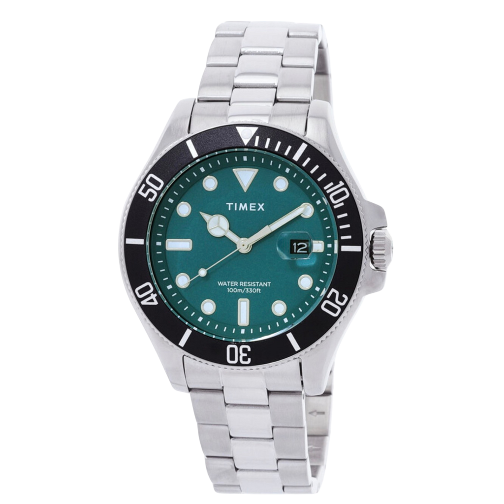 Timex Harborside Coast Quartz Green Dial Men's Watch