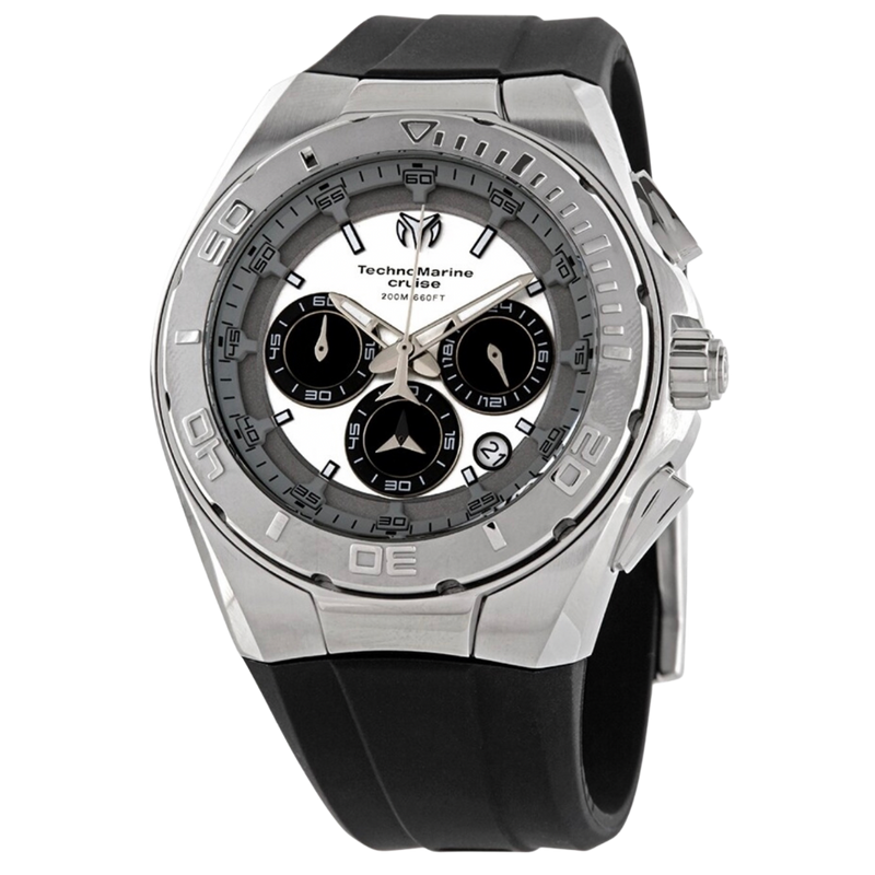 TechnoMarine Cruise Black Silicone Men's Watch