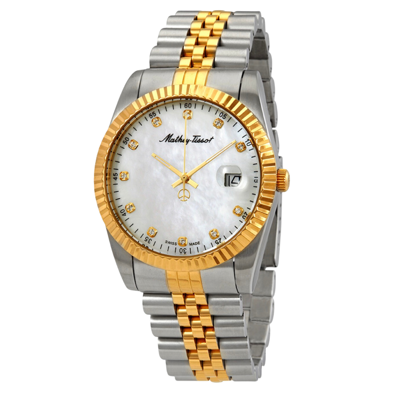 Mathey-Tissot Mathey II Quartz White Dial Men's Watch