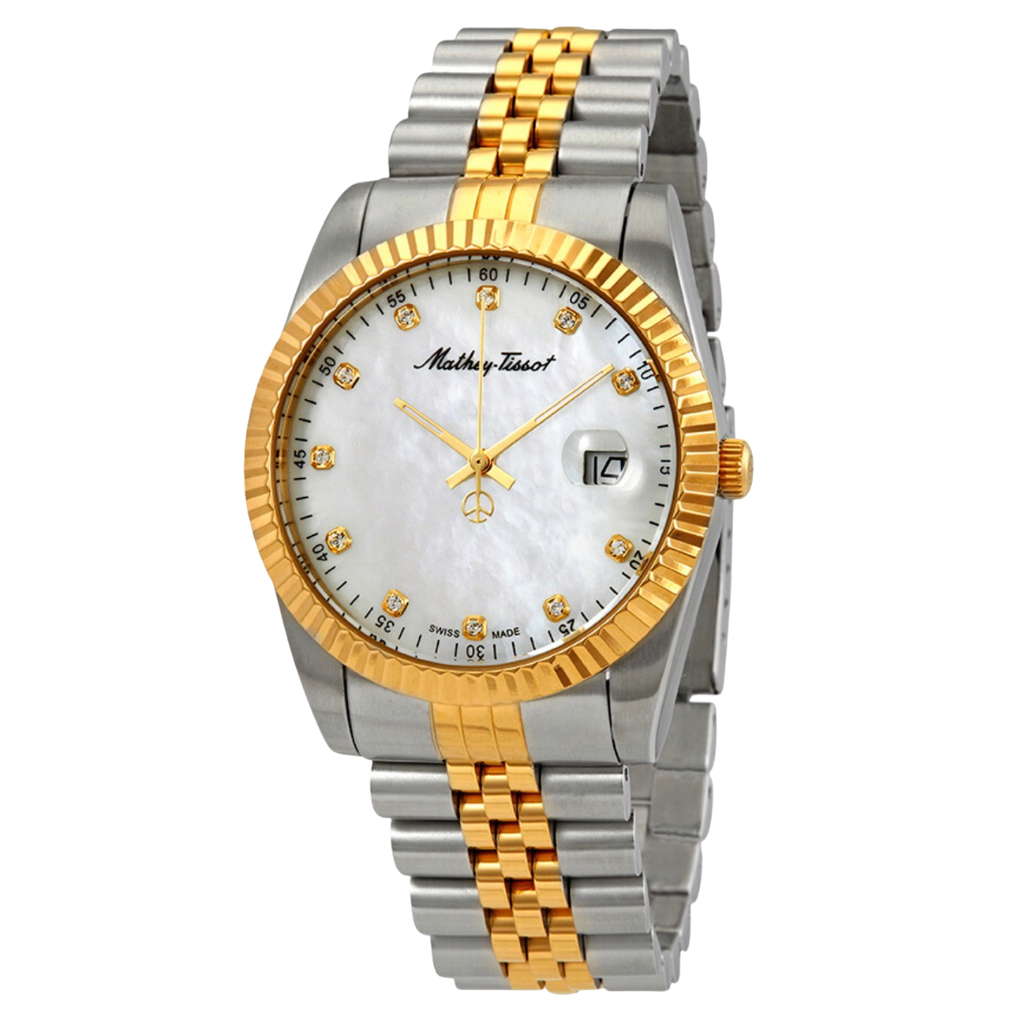 Mathey-Tissot Mathey II Quartz White Dial Men's Watch