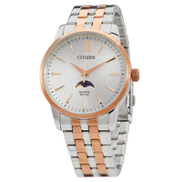 Citizen Quartz Blue Dial Stainless Steel Men's Watch