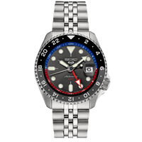 Seiko 5 Sports GMT Automatic Stainless Men's Watch