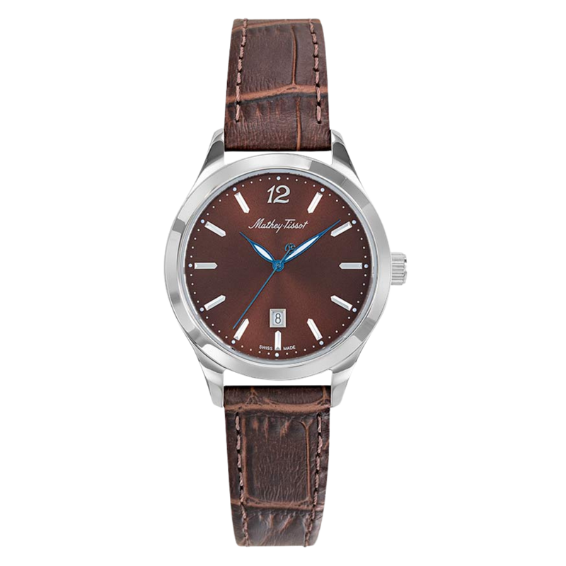 Mathey-Tissot Urban Brown Leather Women's Watch