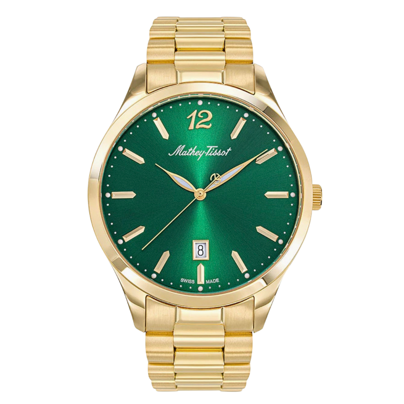 Mathey-Tissot Urban Gold-Tone Stainless Steel Men's Watch