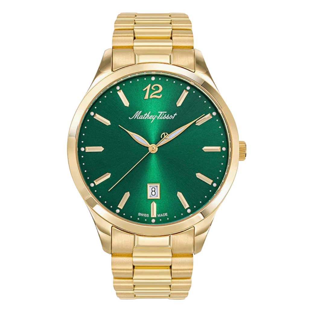 Mathey-Tissot Urban Gold-Tone Stainless Steel Men's Watch