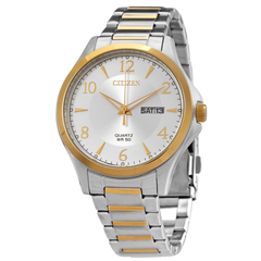 Citizen Silver Dial Two-tone Stainless Steel Men's Watch