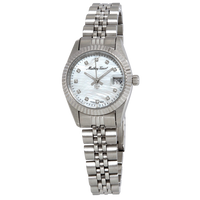 Mathey-Tissot II Crystal White Mother of Pearl Dial Women’s Watch