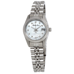 Mathey-Tissot II Crystal White Mother of Pearl Dial Women’s Watch