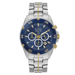 Bulova Marine Star Blue Dial Stainless Steel Men’s Watch